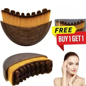 Buy 1 Get 1 Free, Ergonomic Face Body Contour Brush Jawline Chin Shaping Dry Brushing Massager Skin-Fit Ergonomic Design