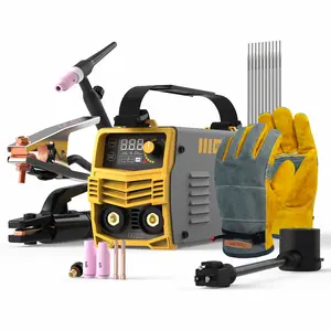 [fathersdaygift] TOOLIOM ARC-135 PRO Stick MMA Welder with TIG-Ready Setup - 135A 110/220V ARC Welding Machine Bundled with Lift TIG Torch
