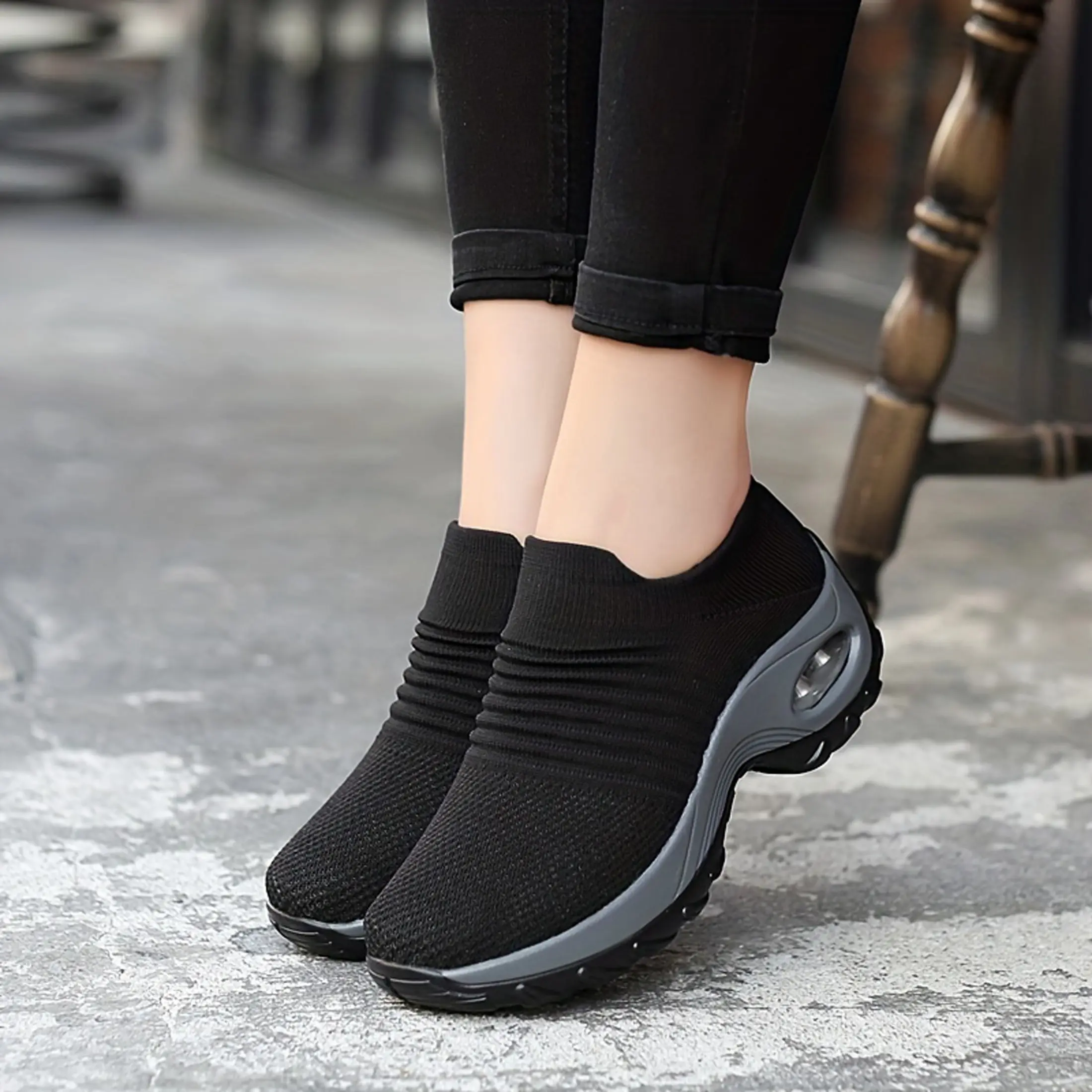 New Breathable Mesh Slip-On Shoes For Women Soft Sole Casual Sneakers  Lightweight Anti-Slip Walking Loafers Springfresh Summer Vibes