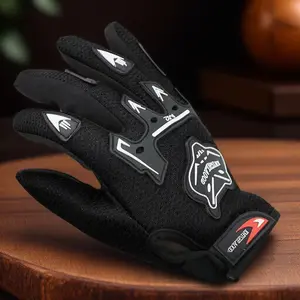 Motorcycle Gloves, Breathable Non-slip Motorcycle Gloves, Touch Screen Gloves, Outdoor Cycling Gloves, Motor Parts Accessories, Motorbike, Motocross Gear, Protector