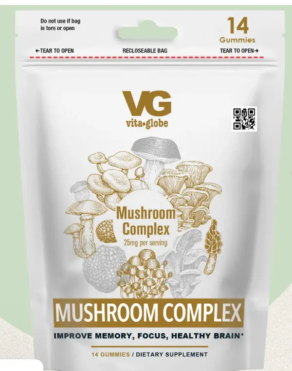 Revitalize Your Health with Vita-Globe Mushroom Complex Gummies!