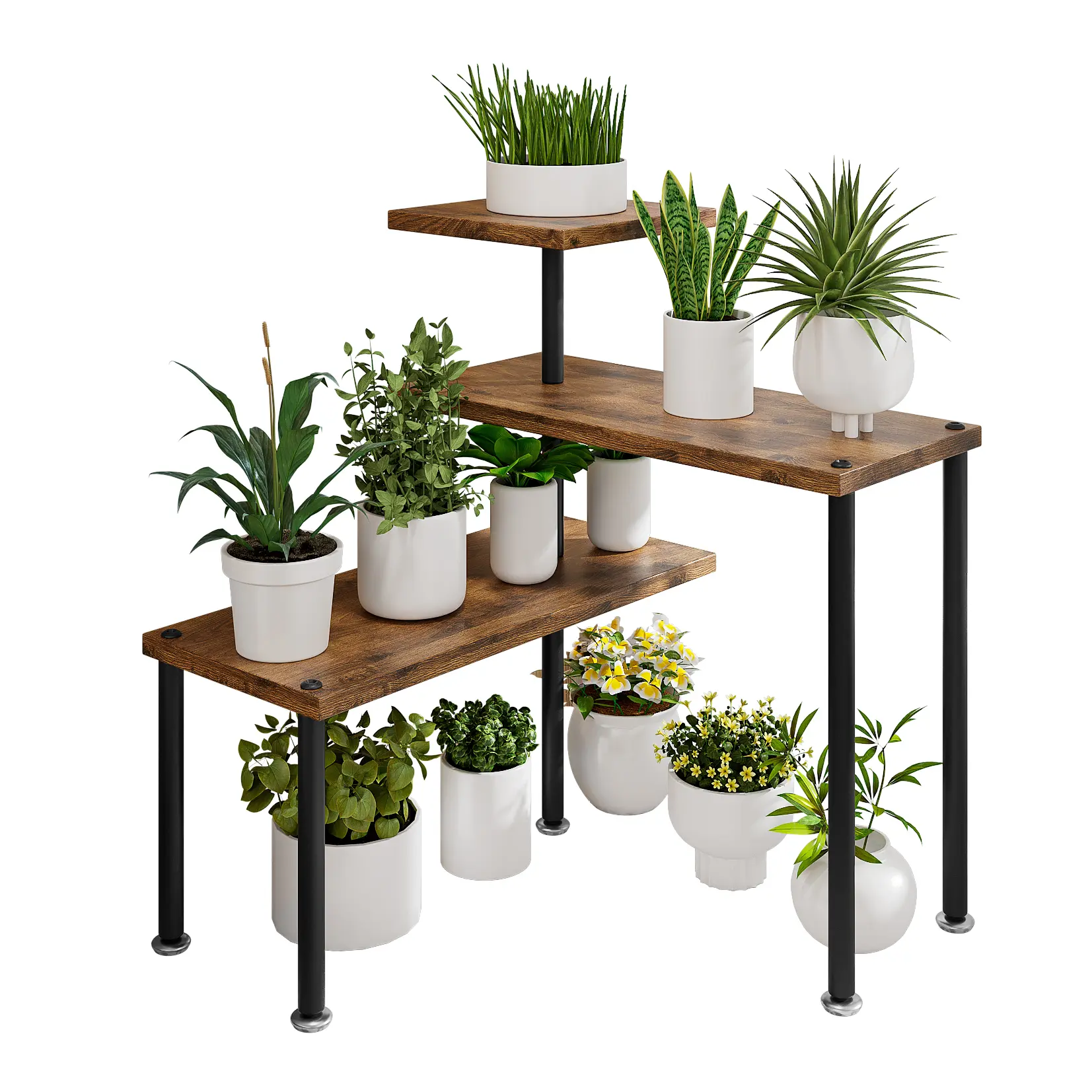 [dealsforyoudays] Corner Shelf Countertop Organizer 3 Tier Kitchen Corner Shelves Adjustable Spice Storage Rack for Bathroom Coffee Area Over Sink Smooth Holder White Decor Black, Bathroom Rack Organizer, Kitchen Rack Organizer