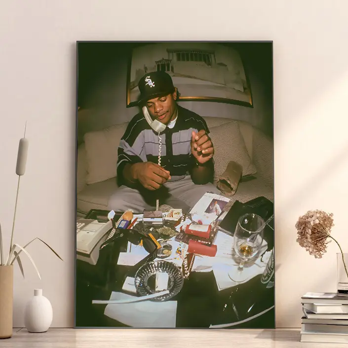 Eazy E Rap Hip Hop 90s Print Poster Decor Decoration(Note:Poster only (unframed)) Ornaments Room