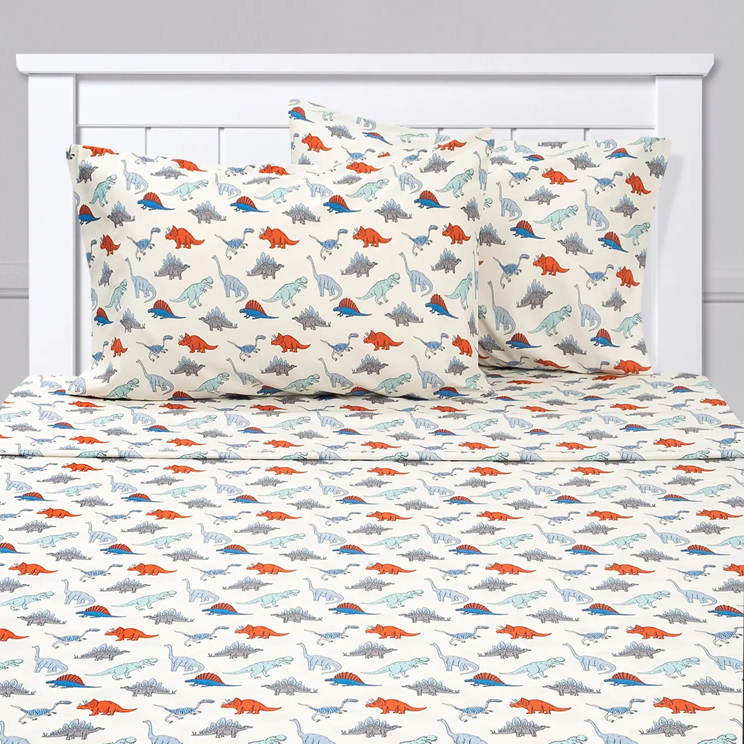 Classic Bright & Fun Printed Microfiber Sheet Sets Ultra-Soft Double Brushed Durable Machine Washable Twin/Twin XL/Full Sizes