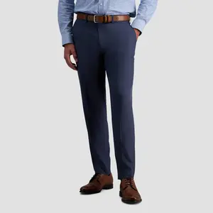 Haggar H26 Men's Stretch Slim Fit Pants - Blue 38x30