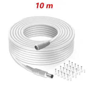 10M 33FT DC Power Extension Cable 5.5mm x 2.1mm Cord for CCTV Security Camera