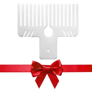 Bow Maker Tool, Plastic Bow Maker Comb, Handmade Creative Bow MakerTool for Creating Gift Bows, Wrist Corsages, Home Decorations, Hair Bows, Holiday Wreaths