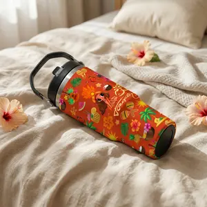 Tropitour 2026 Tumbler 40oz Fan Merch, Latina Gift, KG Fan Gifts, Insulated Travel Mug with Straw Lid