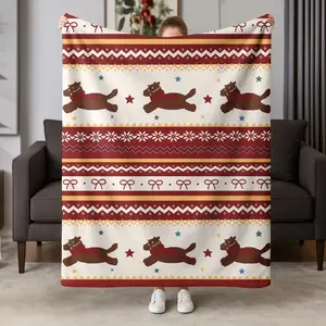 Pony Blanket for All Seasons, Air Conditioning Blanket for Sofa and Travel, Perfect Gift for Home Decor or Relaxation