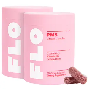 FLO PMS Vitamin Capsules for Women, 30 Servings (Pack of 2) by O Positiv