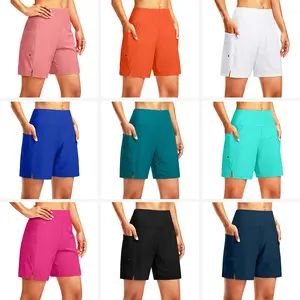 Women's Casual Athletic Shorts Loose Fit Lightweight 5" Inseam Gym Running Shorts with Pockets