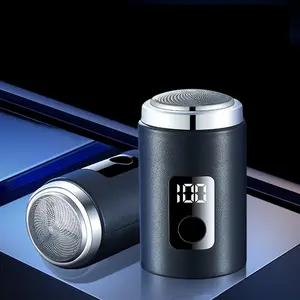 Men's Electric Shaver, Mini Portable USB Rechargeable Razor, Digital Display Beard Trimmer, Trimmer Foil Shaver, Easy Clean, Best Gift for Men