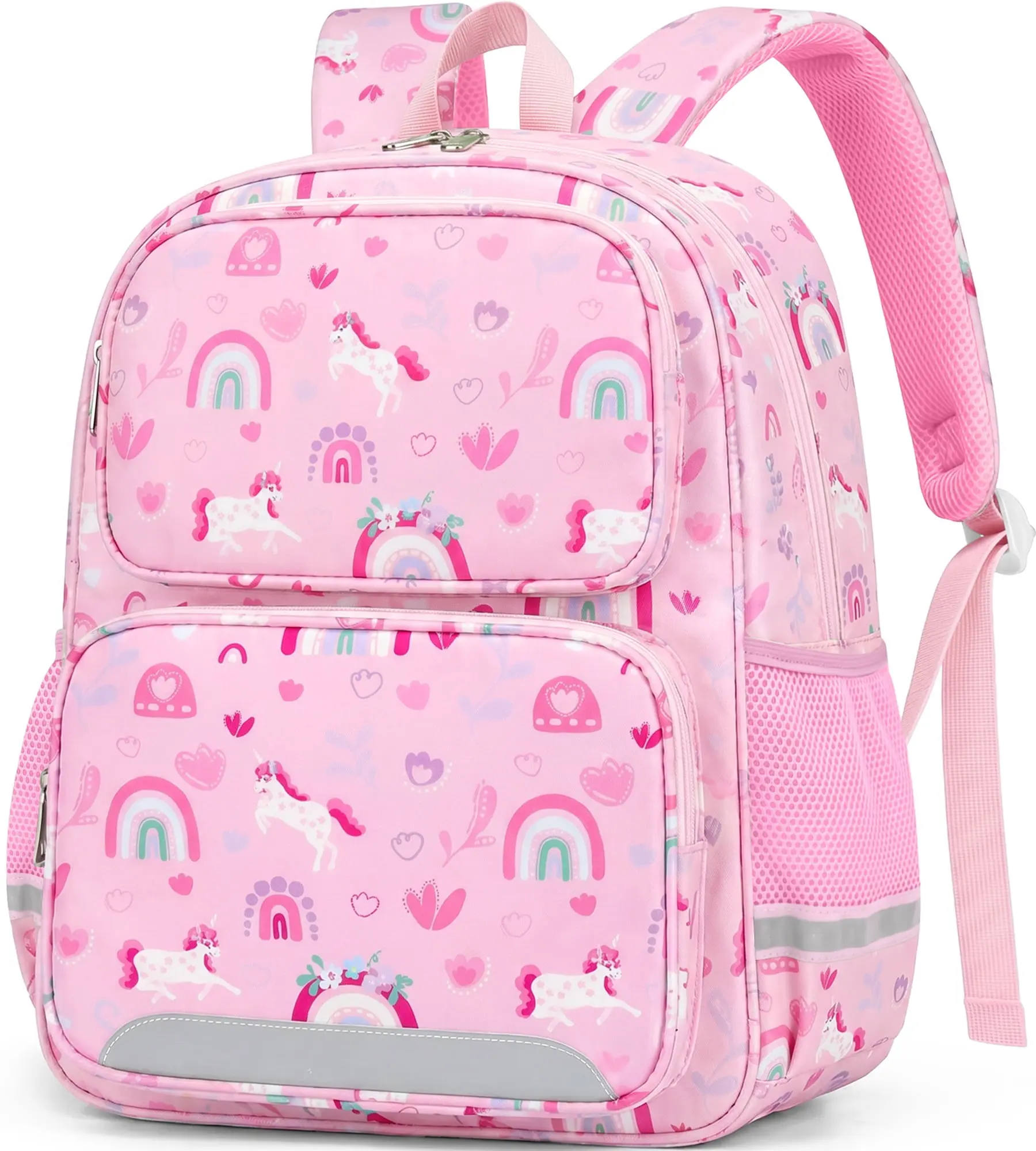 DAKIMOE Cute Toddler Backpack, Functional Bag for Kindergarten Daycare Students