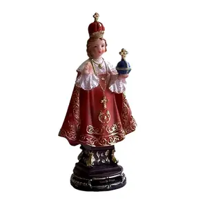 Nino de Praga 8" Inches Tall Estatua - Detailed Figure Infant Jesus of Prague Brand New Religious Decor Saint Statue