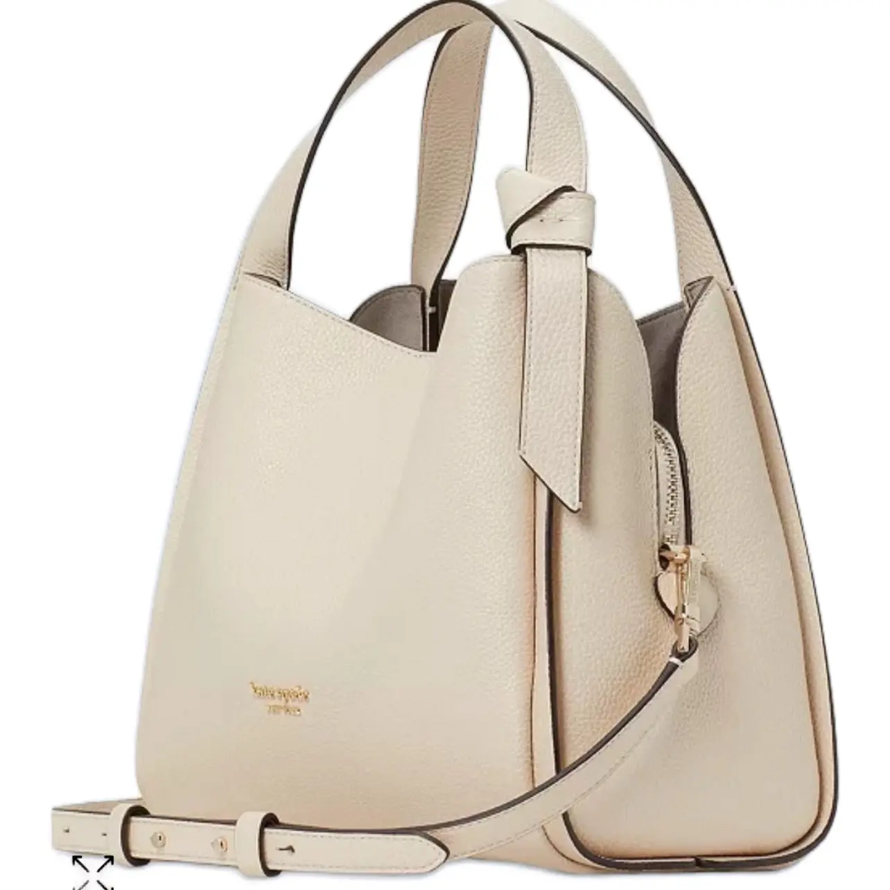 Kate Spade New York  Knott Pebbled Leather Medium Crossbody Tote
