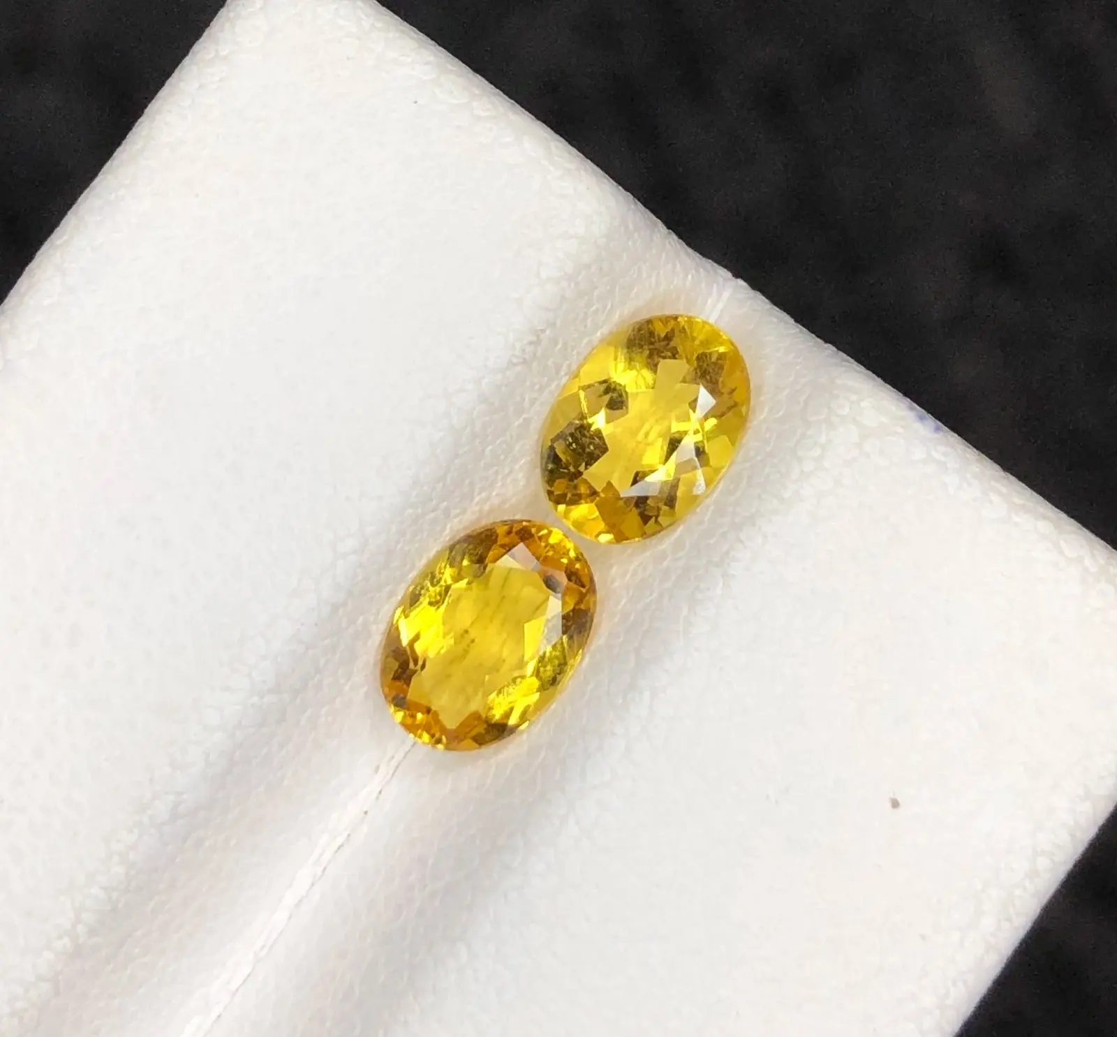 (1.47ct) Natural Golden Yellow Beryl - Rare Heliodor - High-End Pear Cut - Unheated Brazil (WAV46)