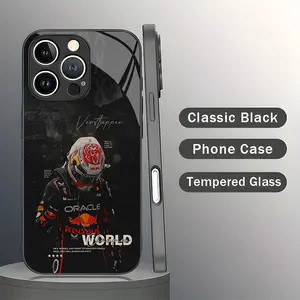IPhone 17 Promax Verstappen Phone Case Tempered Glass Anti Drop, Anti Sweat Suitable for iPhone 16 15 14 13 12 11 Plus Air Xs Samsung A03-A56 S10-S25 Series Protective Shockproof Rugged Case Protection