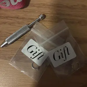 20G(0.8mm)/18G(1.0mm) 8mm Horseshoe Nose Hoop Internally Threaded Gems Nose Ring with Free Ball Holder