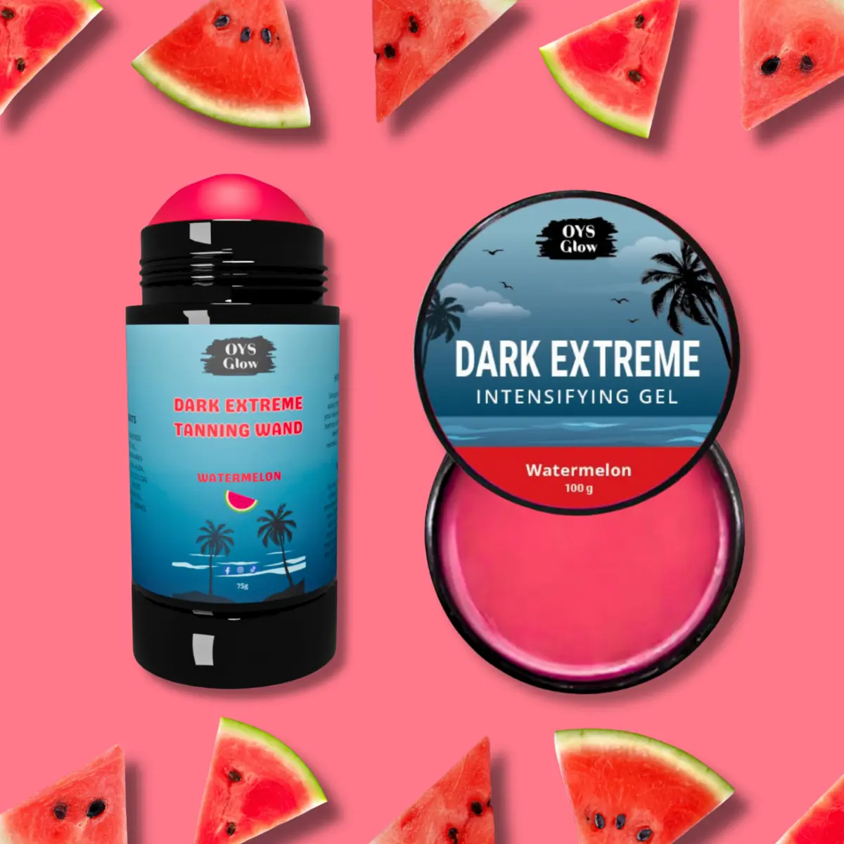 Dark Extreme Intensifying Tanning Gel & Sunbed Tanning Wand, Tanning Accelerator For Outdoor & Indoor Skin Sunbeds Golden Skincare Contour Spf Glow Tanner