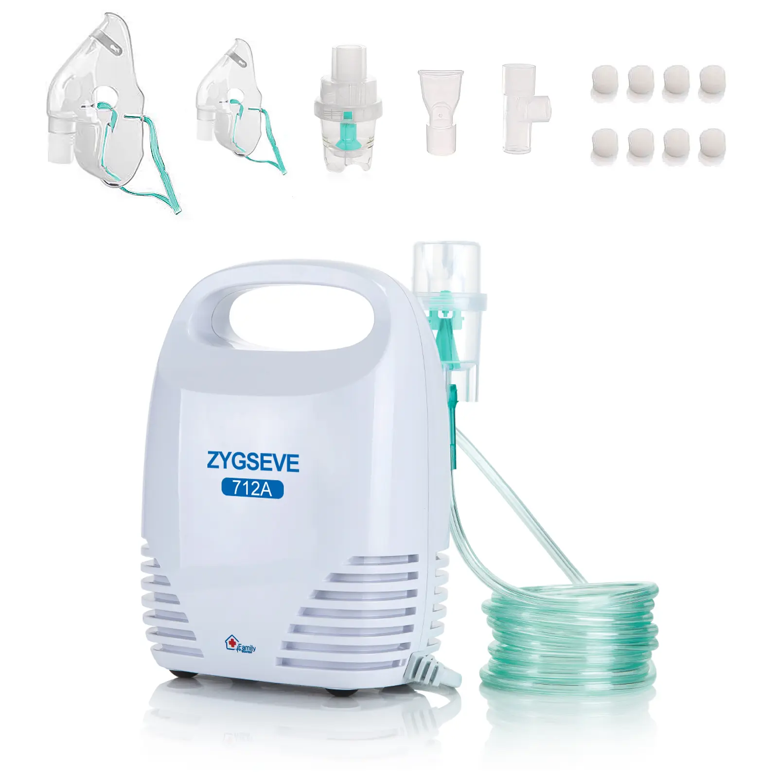 Portable Nebulizer – Compact Steam Inhaler for Adults & Kids, Easy Home Use for Breathing Relief Durable