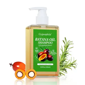 Gypsophila Batana Oil Natural Shampoo with Rosemary & Natural Extracts - Anti-Thinning Cleanser, Daily Clean Shampoo for All Hair Types, Promotes Growth, Strengthens, Controls Oil, Gentle Repair (10.14 oz/300ml)