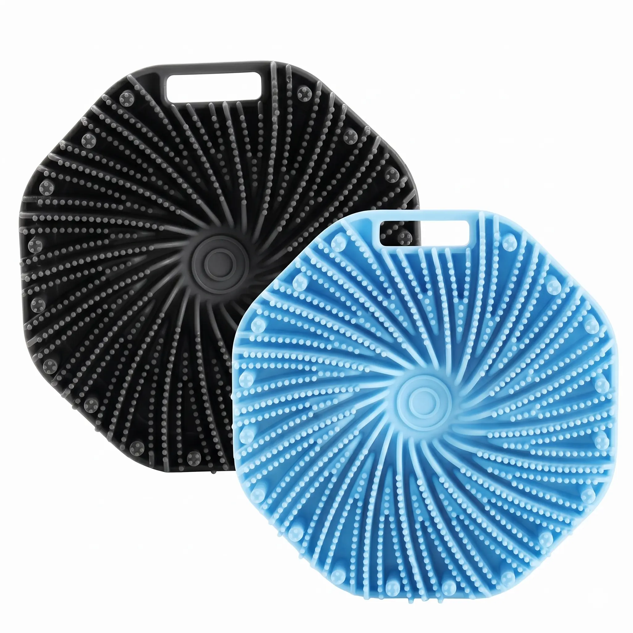 Soft Silicone Bath‑Cleaning Pads, Non‑Slip Grip Body‑Washing Supplies, Gentle Household Bathroom Accessories for Daily Shower‑Time Use,Random Color.