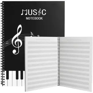 Blank Sheet Music Notebook, Composition Manuscript Staff Notebook, 100 Pages Art Music Notebook, Piano Notebook Song Writing