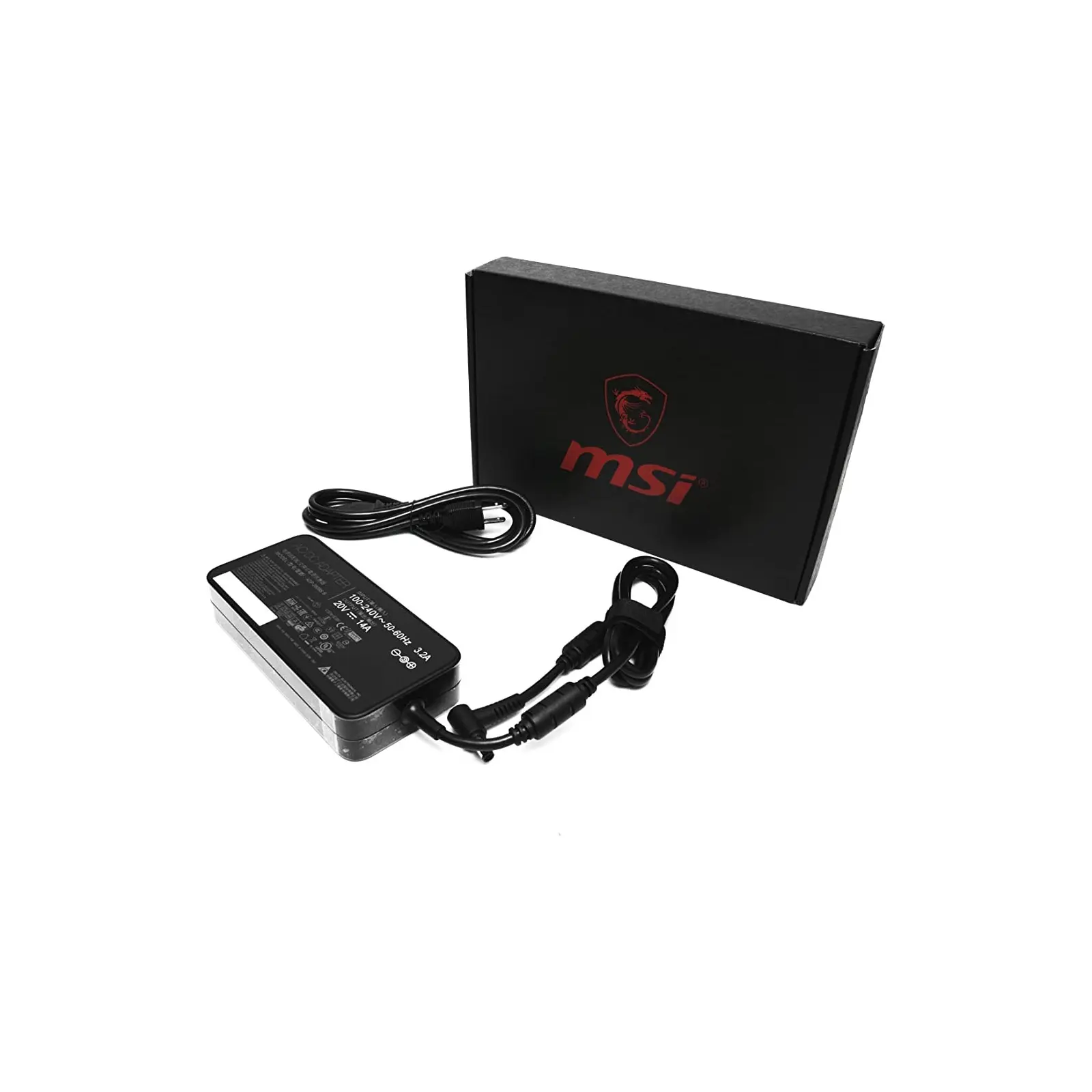 MSI Gaming Laptop Power Supply Charger & Adapter, 280W AC/DC, 100V-240V, 3.2A, Model ADP-280W-PWD-US, Computer Accessories