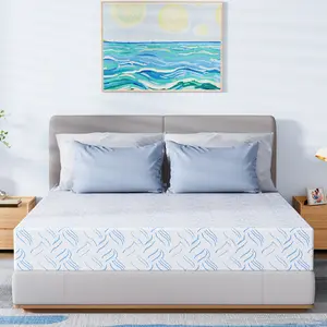 【KOW】6“, 8”, 10“, 12” single, twin, queen, and king-size mattresses with sheets included; memory foam hybrid mattresses; minimalist luxury; suitable for home or dorm use; machine washable; boxed; ergonomic; premium rolled