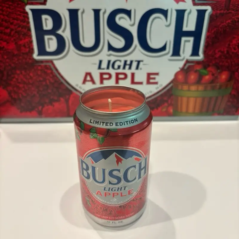 Busch Light Apple Candle
