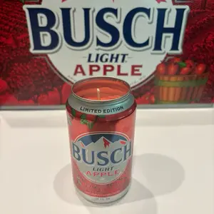 Busch Light Apple Candle