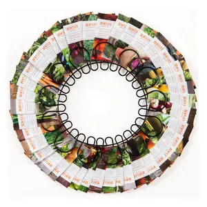 Wreath of Vegetable and/or Herb Garden Bentley Seed Packets - 40 Seed