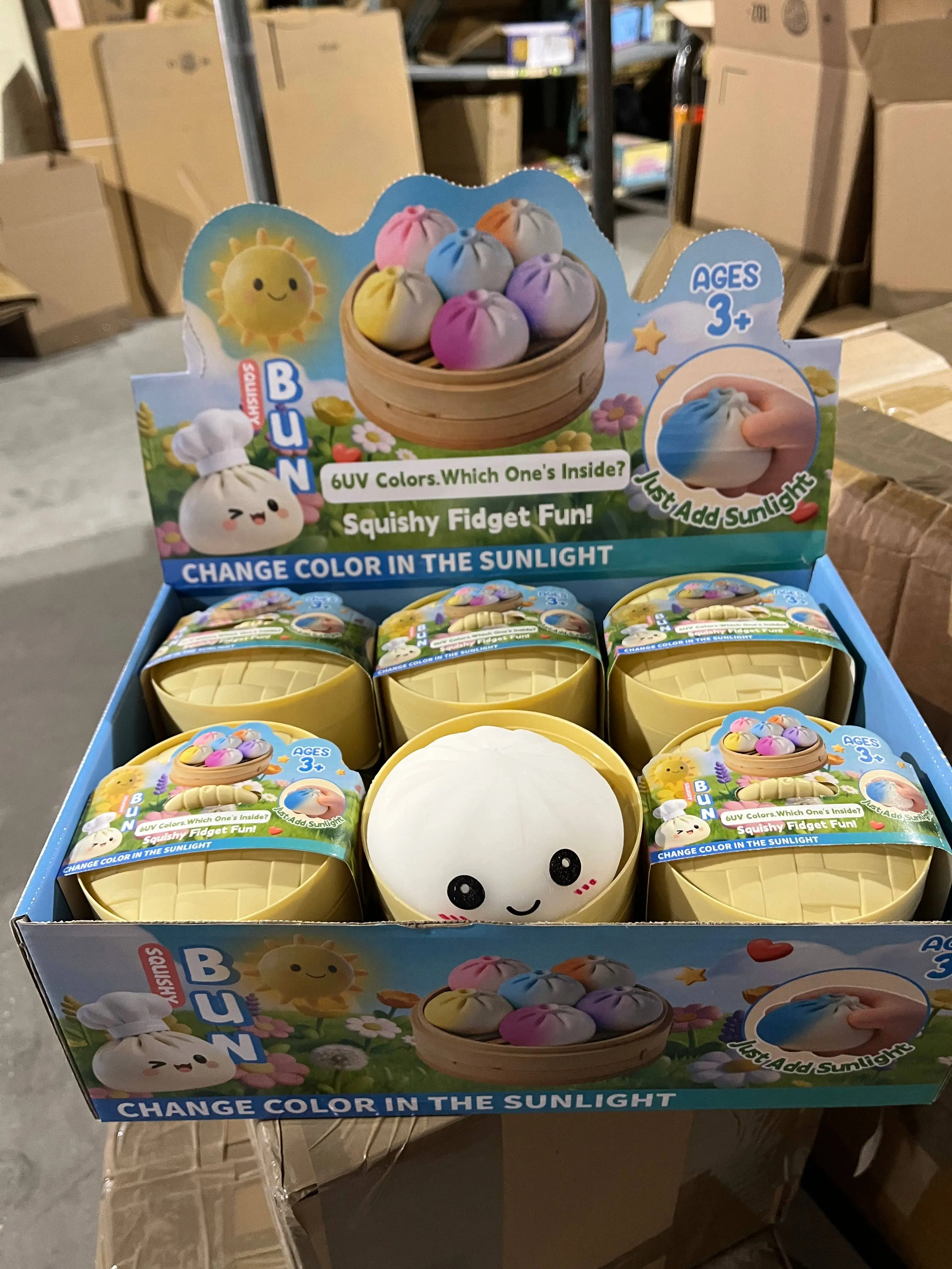 UV Sunlight Color Changing Dumpling fidgit toys