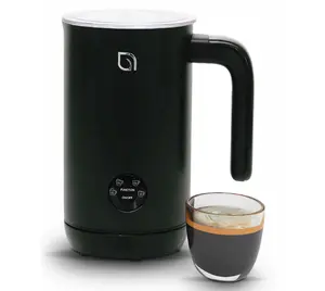 4-in-1 Electric Milk Frother and Steamer. Black