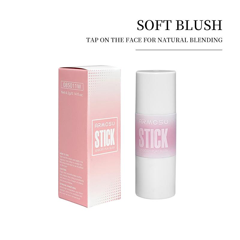 ARMOSU Sensory Play Blush Stick, Silky Hydrating Formula for Natural Glow & Long-Lasting Wear ARMOSU Sensory Play Blush Stick, Silky Hydrating Formula for Natural Glow & Long-Lasting Wear