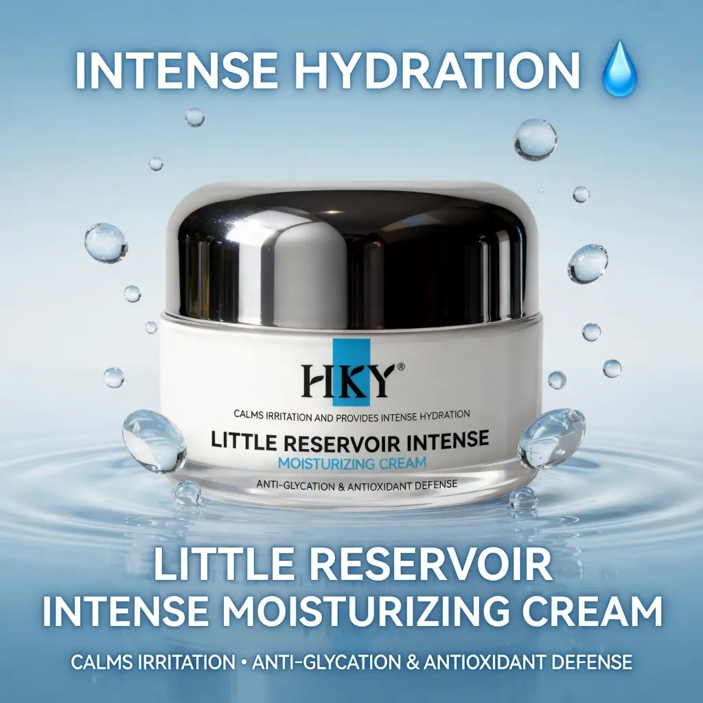 HKY Lightweight Gel-Cream Moisturizer Non-Greasy Makeup-Ready Hydrating Face Cream Gentle Daily Skin Repair Quick Absorb 50g for All Skin Types