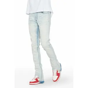 Lakyn Light Wash Stacked Flare Jean