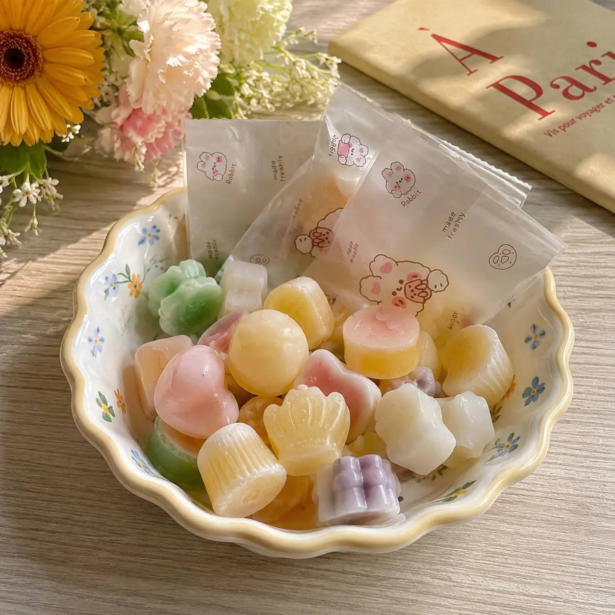 Sweet Wax Bottle Candy, 3.5 oz Box, Mixed Berry and Fruit Juice Flavors, Liquid Filled Chewy Candy Treats, Retro Childhood Snack Gift Box for Sharing