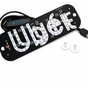 Automotive Indicator Lights for Uber & Lyft Vehicles, Designed for Turn Signal Use Bluetooth Color