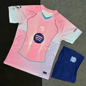 Lamine Yamal #10 Barcelona Team Champions League 2025/26 A football kit with Embroidered logo and Sharp stitching Jersey, Breathable Quick Dry Short Sleeve Athletic Tops for Football Fans, Football Collectors & Streetwear Enthusiasts
