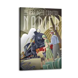 Vintage Poster Napier Retro Travel (2) Poster Decorative Painting Canvas Wall Art Picture Print Modern Family Bedroom Decor