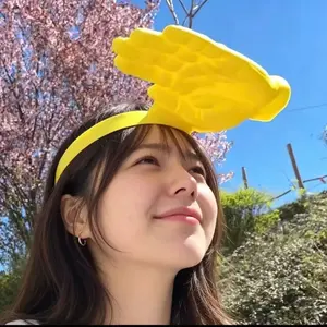 Funny Palm Headpiece, Creative Hand Shape Hair Accessory, Summer Outdoor Hollow Cool Tool, Fashionable High-Profile Jewelry, Breathable Design