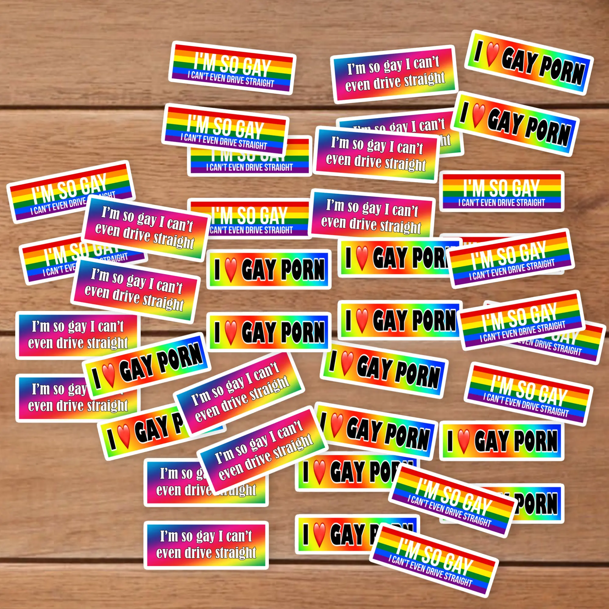 Stickers Pack 20 Pcs Funny Aesthetic Colorful Gay Bike Guitar Bumper Laptop Bottle Car Waterproof Vinyl Water Luggage Skateboard Bumper
