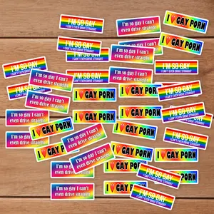 Stickers Pack 20 Pcs Funny Aesthetic Colorful Gay Bike Guitar Bumper Laptop Bottle Car Waterproof Vinyl Water Luggage Skateboard Bumper