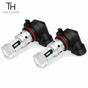 Tier's Haven 2 PCS 9006 HB4 LED Fog Light Bulbs, 3800 Lumens, 12V Super Bright CSP LED Bulb Replacement, 6000K Xenon White for Cars and Trucks