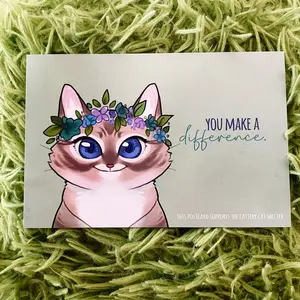 You Make a Difference Postcard