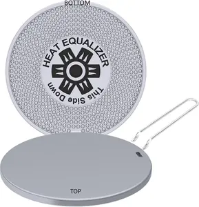 Heat Equalizer: 10mm thick- 6", 8", 9.25", 12" Aluminum & Copper Alloy-Heat Diffuser Plates - Ideal for Gas & Electric Stoves, thawing plate,Cookware Accessories"