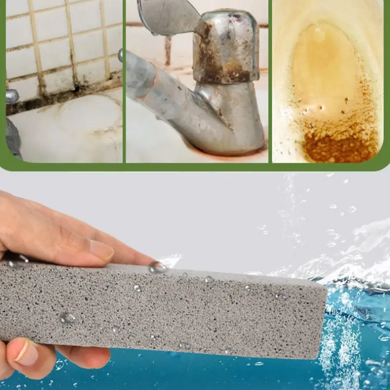 Reusable Metal Pumice Scouring Pad Cleaning Stones, Gray Home Cleaning Sticks, Kitchen Supplies for Household Home Care (Sponges & Scouring Pads)-MM1