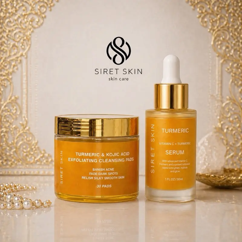 Turmeric Serum + Kojic Acid pad