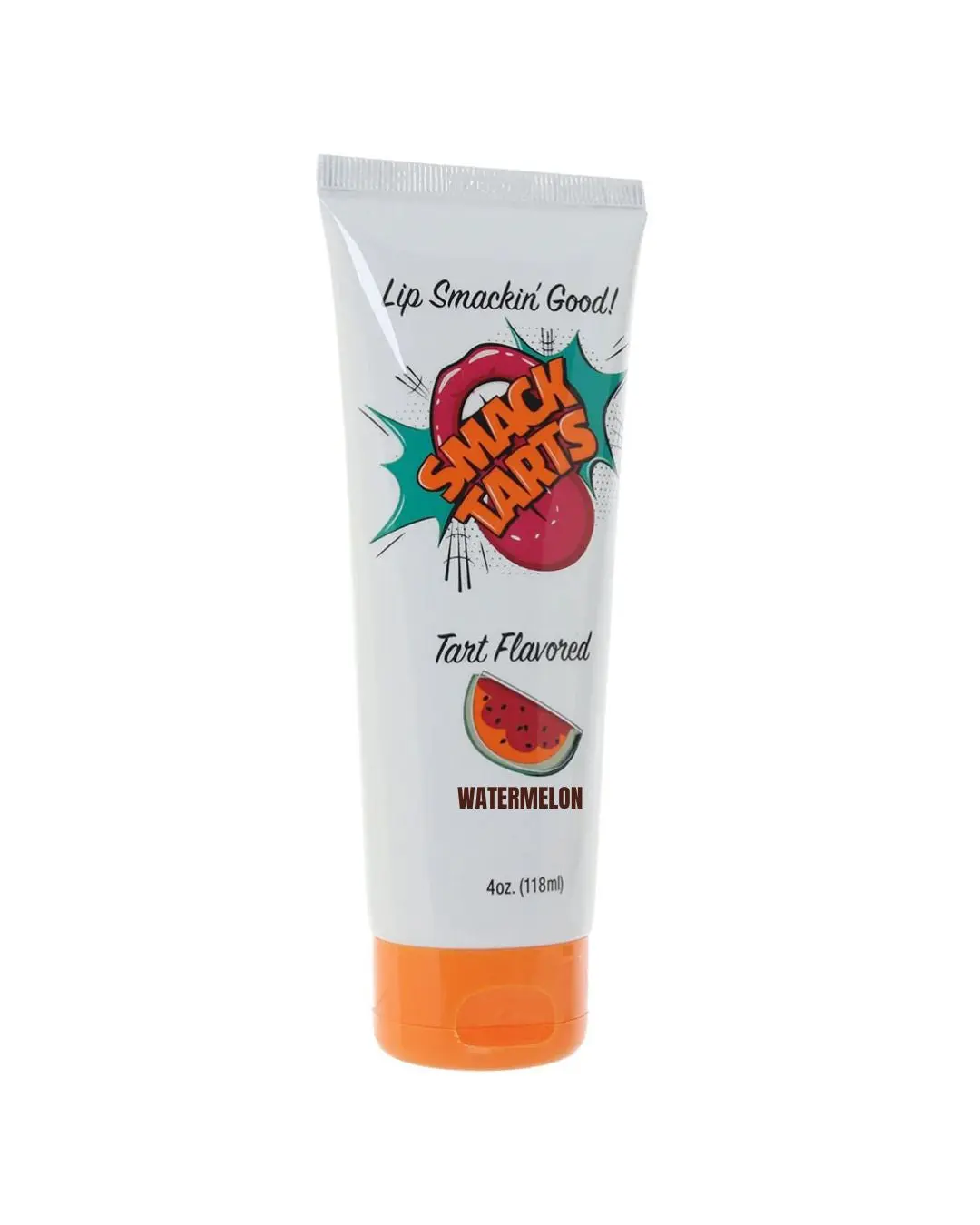 Smack Tarts Oral Soothing Moisturizing Gel - 4 fl. oz. (118 ml) Nonfluoride Sour Watermelon Gentle Waterbased Gel, Daily Care Toothpaste Alternative, Single Oral Care Item, Single Item, 4Oz, Little Genie, Fresh Breath, Invigorating, Flavored, Moisturizer,